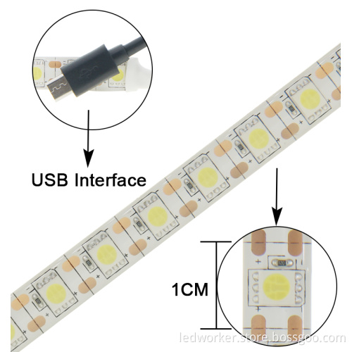 High Brightness Waterproof USB UV SMD5050 Flexible LED Strip Light